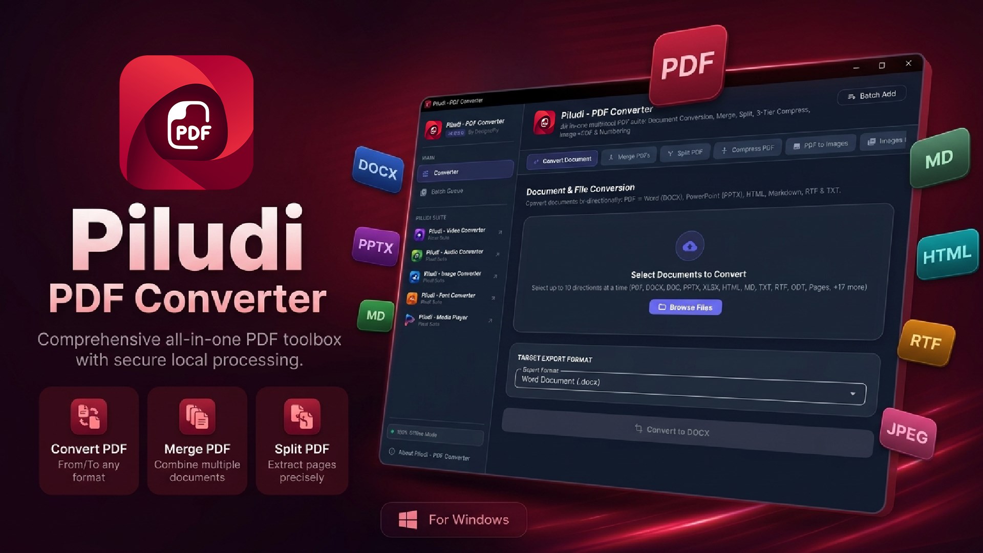 Piludi – PDF Converter Screenshot 1