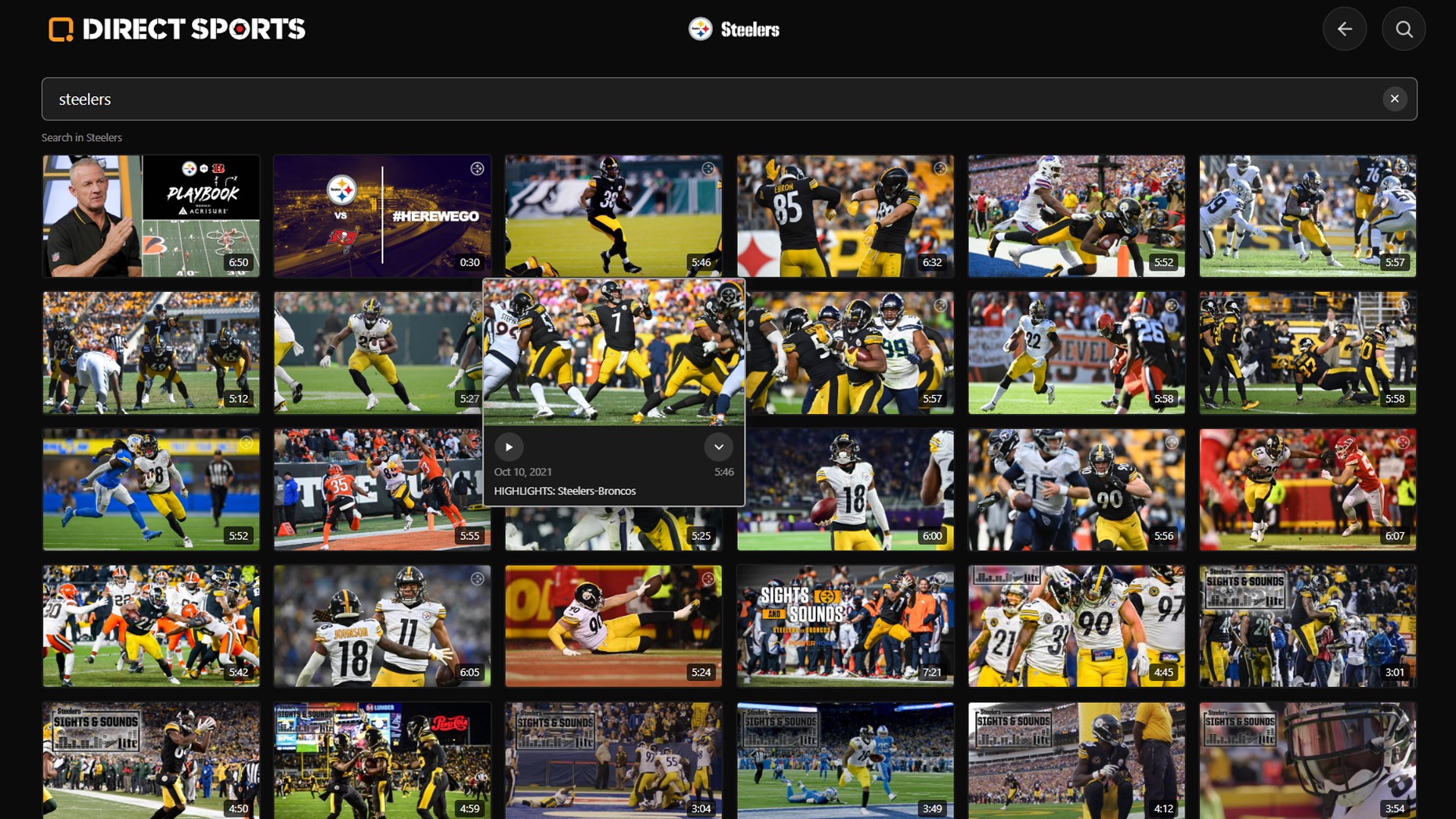 DSN: Direct Sports Network screenshot