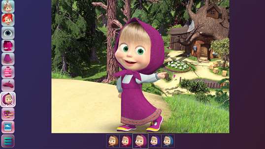 Masha and the Bear Art Games screenshot 1