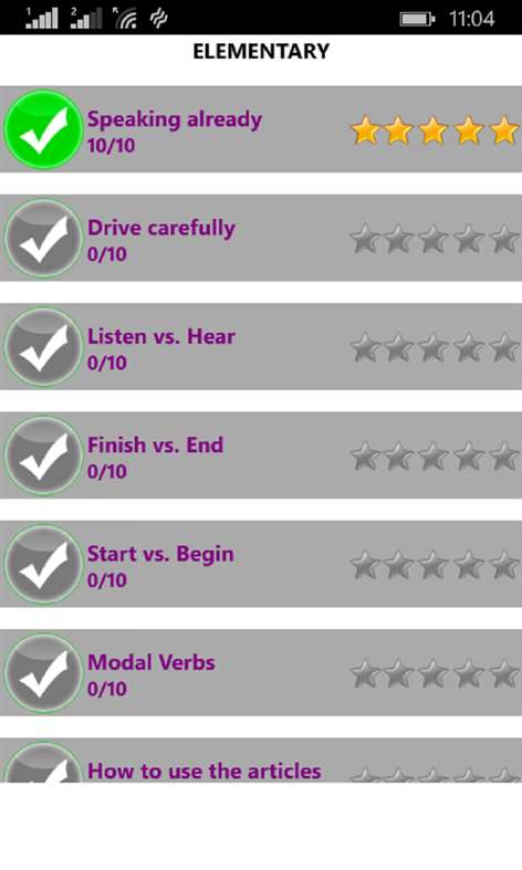 English Grammar Test Free Screenshots 2