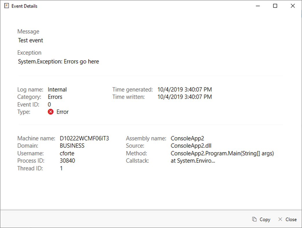 #3. Portable Event Log Viewer (Windows) 由: Chris Forte