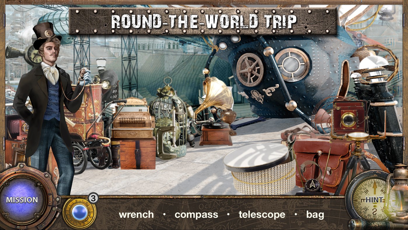 #1. Around The World in 80 Days: Hidden Object games (Windows) 由: CrispApp Studio