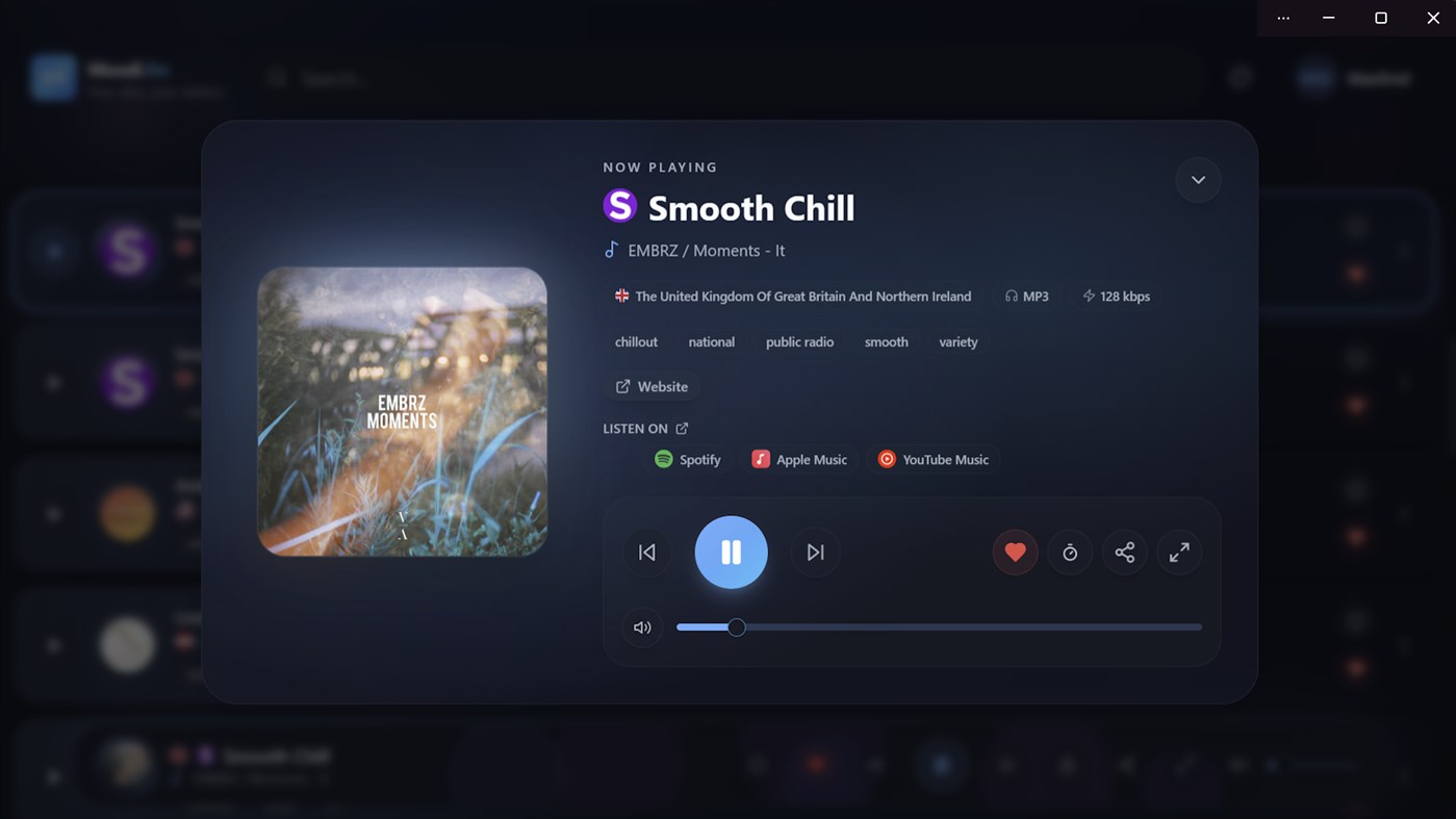 #4. Moodi.fm – Internet Radio & Music Discovery (Windows) By: CodeView