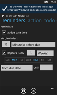 To-Do with Alerts Free screenshot 6