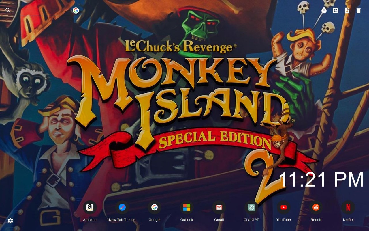 Monkey Island 2: LeChuck's Revenge New Tab