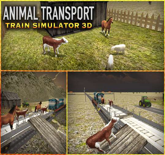 Animal Transport Train Simulator screenshot 2
