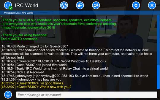 IRC World screenshot 9