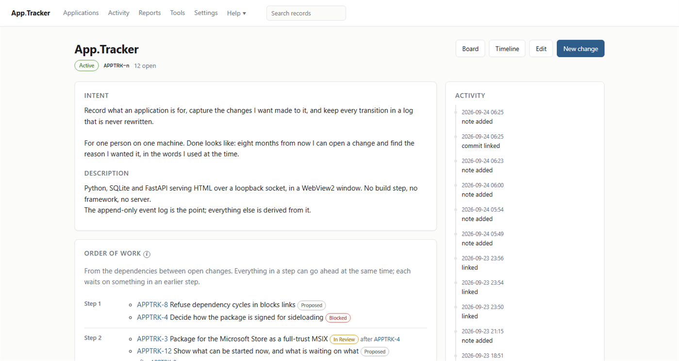 #9. App.Tracker (Windows) De: RANN