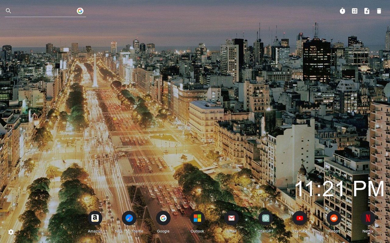 Buenos Aires Wallpaper New Tab
