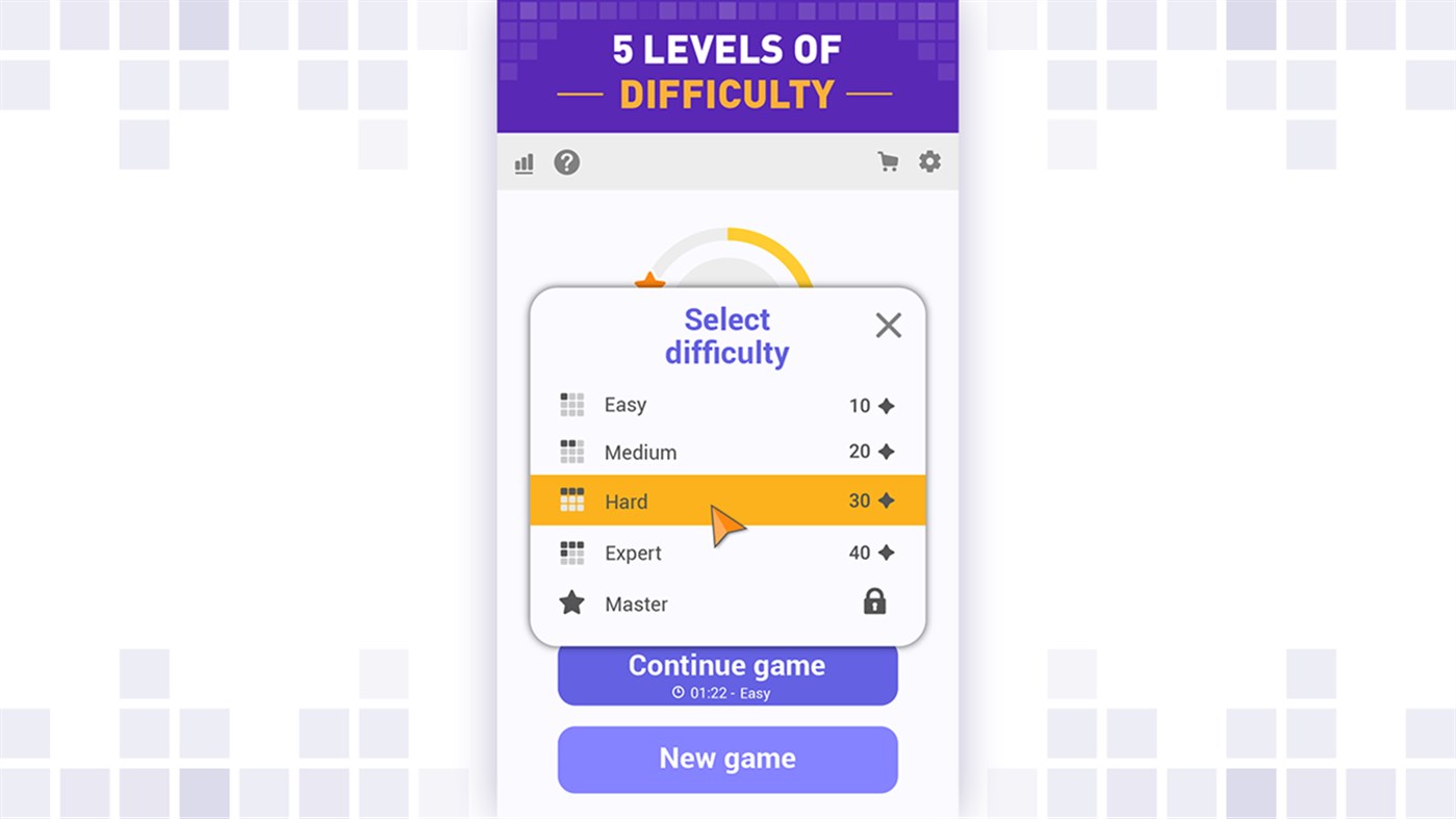 #2. Sudoku Master Start Game (Windows) By: Clever Apps Pte Ltd