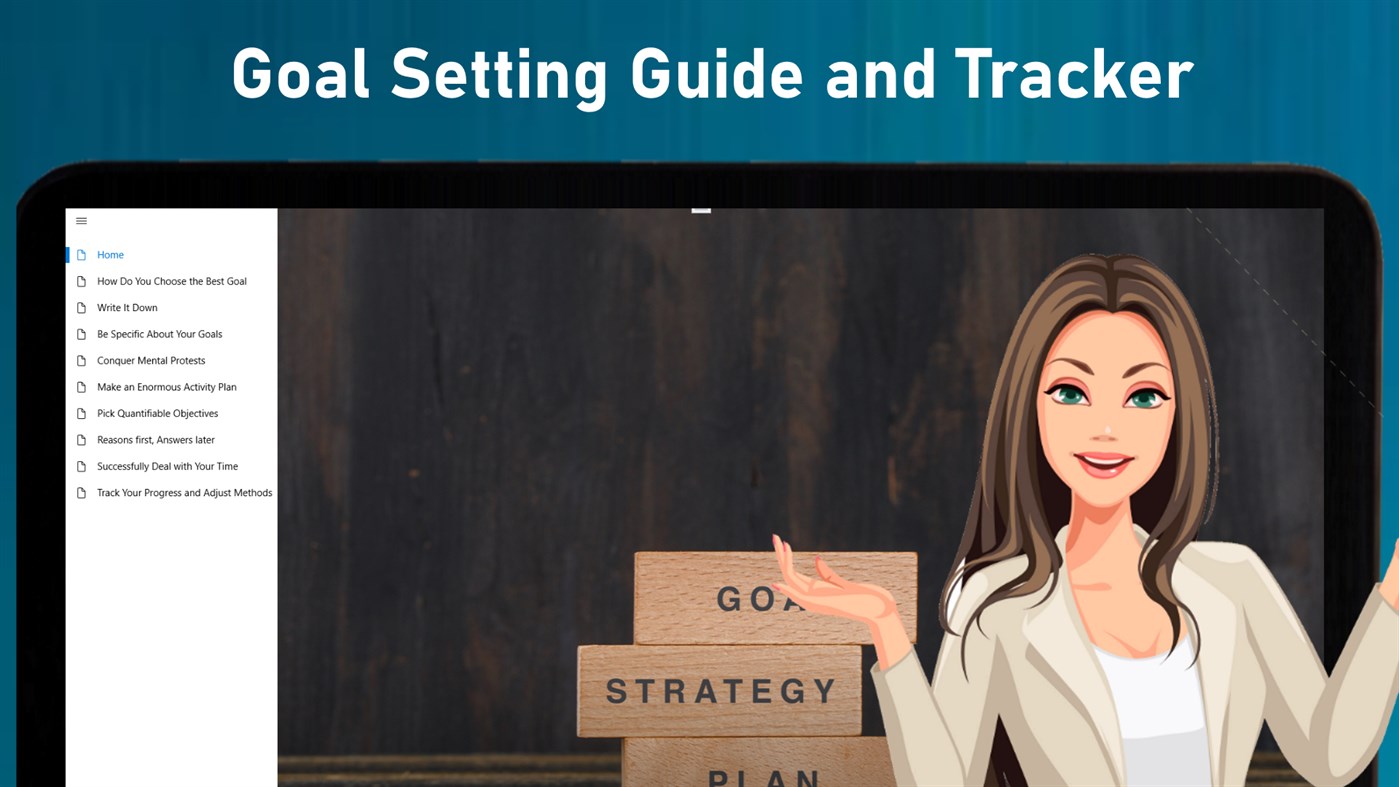 #1. Goal Setting Tracker & Guide (Windows) 由: Better courses