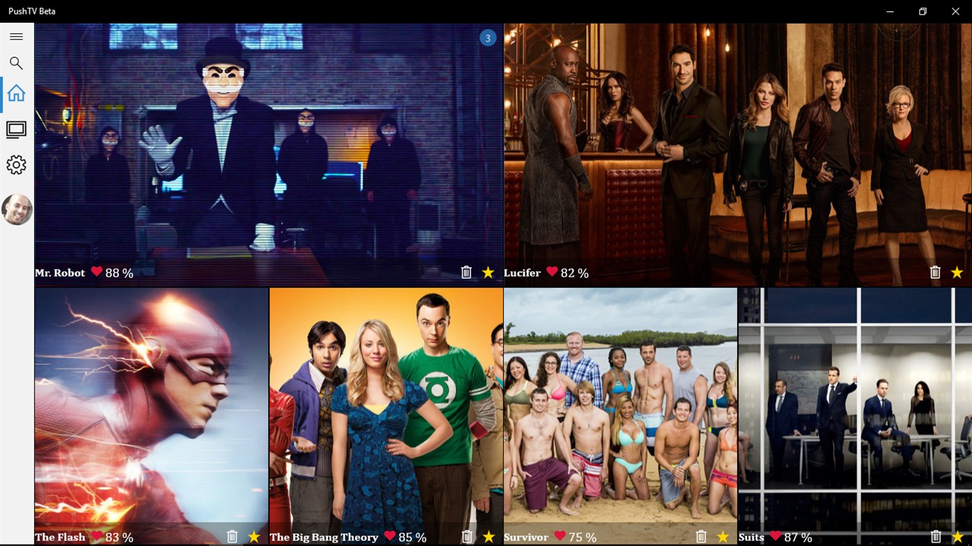 #1. PushTV Beta (Windows) 由: nirlavi