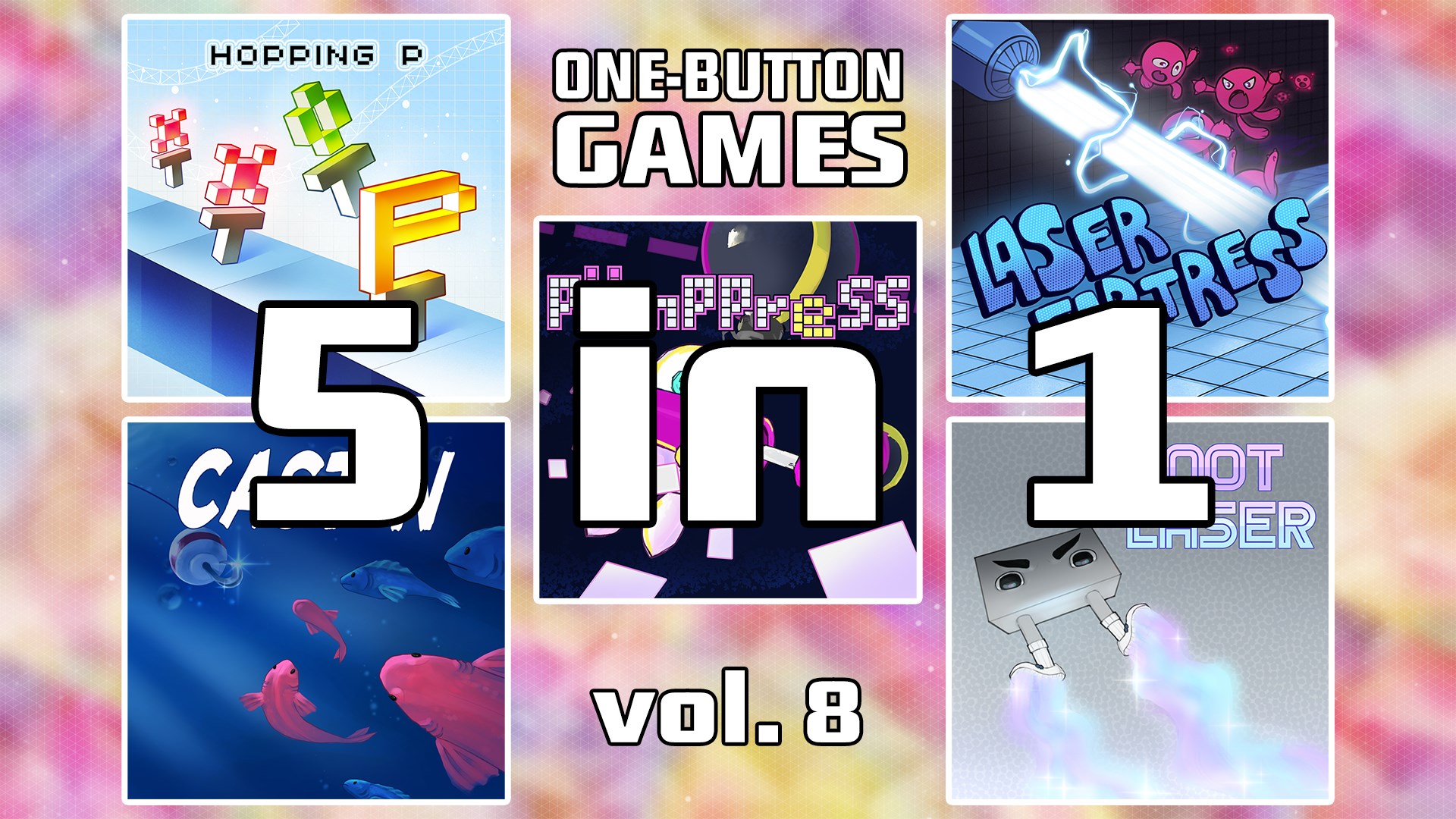 One Button Games 5-in-1 vol. 8
