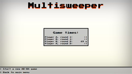Multisweeper screenshot 3