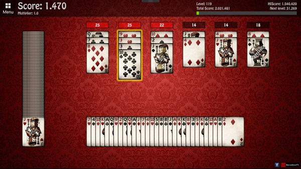Blackjack Solitaire — 5