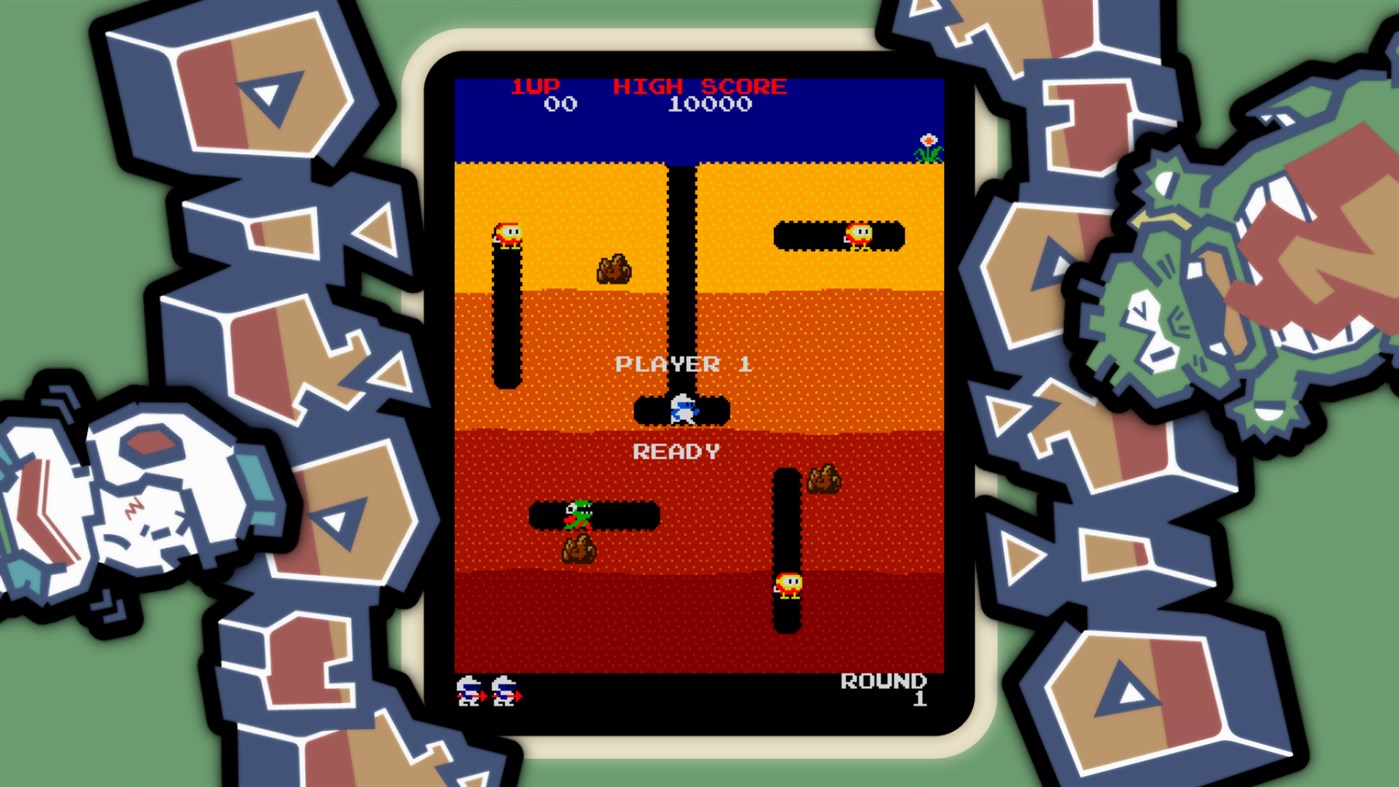 #5. ARCADE GAME SERIES: DIG DUG (Xbox) بواسطة: BANDAI NAMCO Entertainment