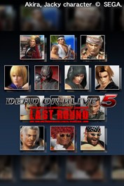 DOA5LR: Core Fighters - Male Fighters Set