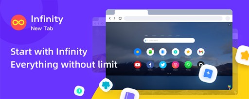 Infinity New Tab marquee promo image