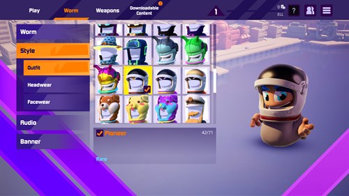 Worms Rumble - Spaceworm and Alien Double Pack