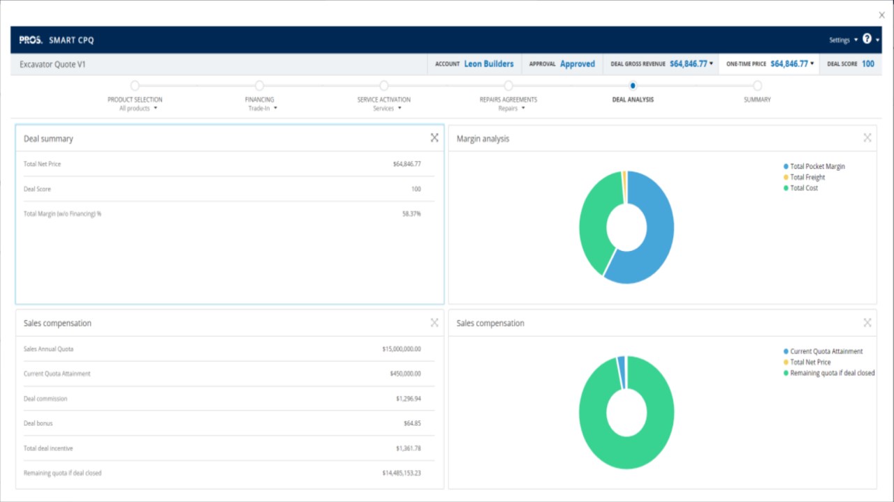 Snapshot 5 of PROS Smart CPQ