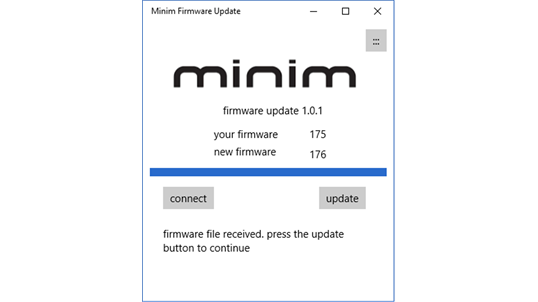 Minim Firmware Update screenshot 3