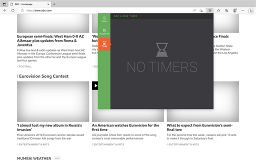 Time Tools: Stylish Timer, Alarm & Stopwatch for Edge