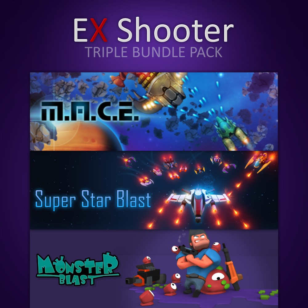 EX Shooter - Triple Bundle Pack cover art (full size)