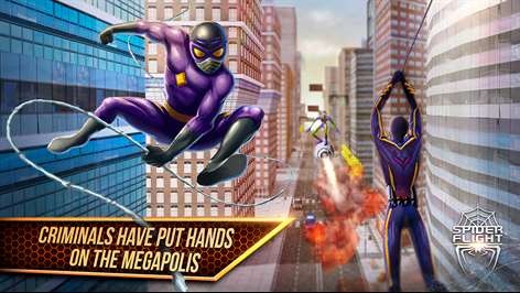 Spider Flight 3D - Superhero City Screenshots 1