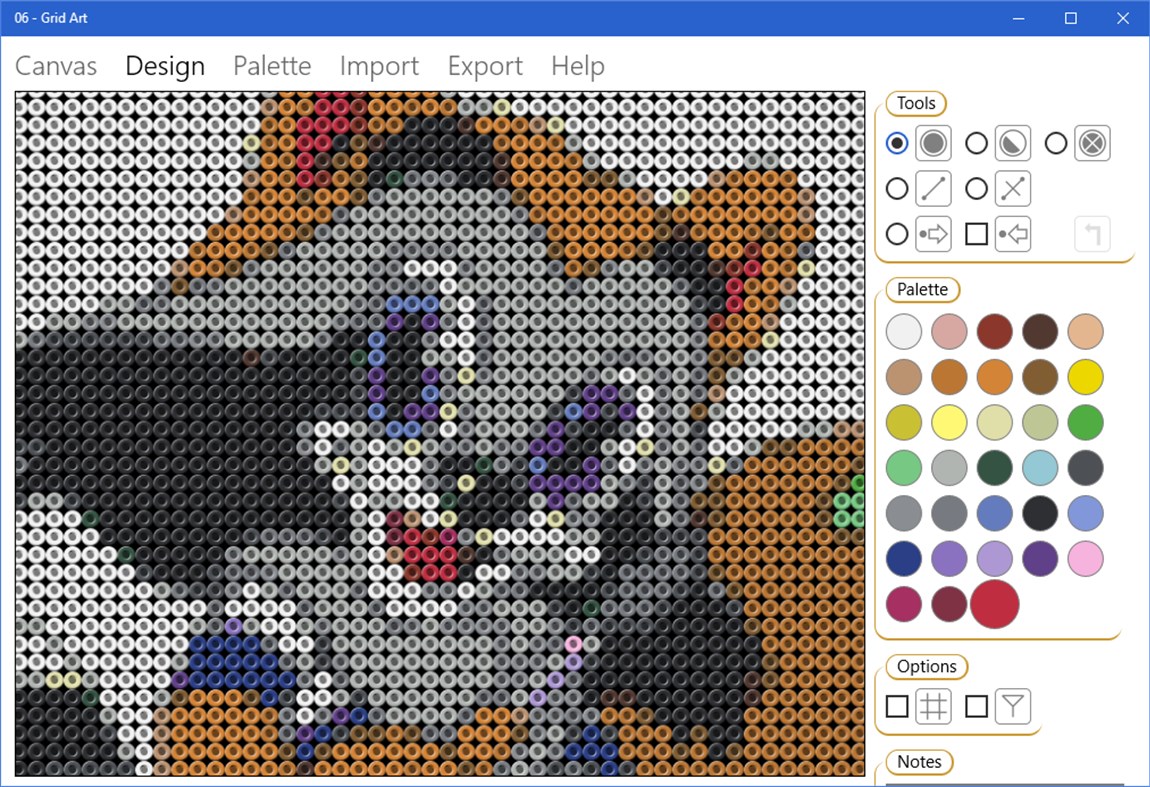 #6. Grid Art (Windows) Podle: Мистер Кибернетик