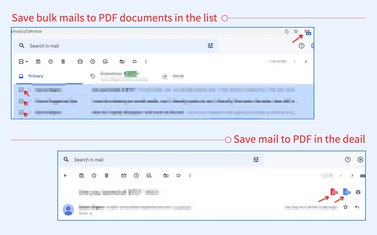 Save Email to PDF on Gmail