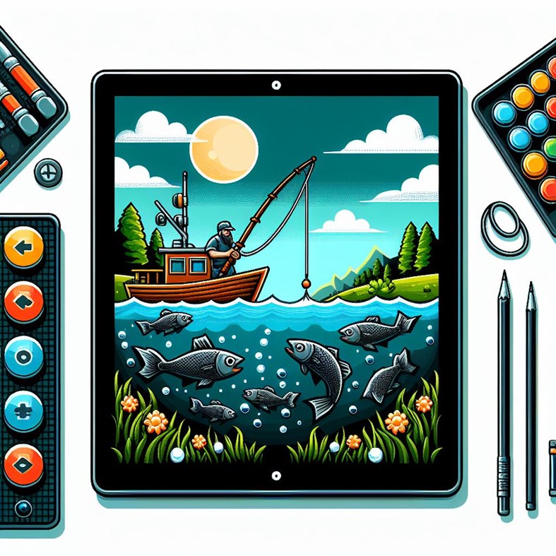 #7. Fishing Game 2D (Windows) 由: Onetagsoft