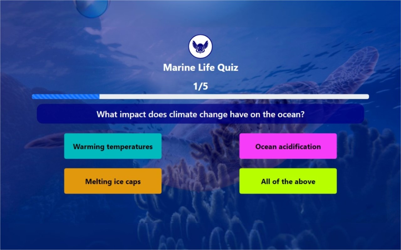 Frogmen - Marine Life Quiz