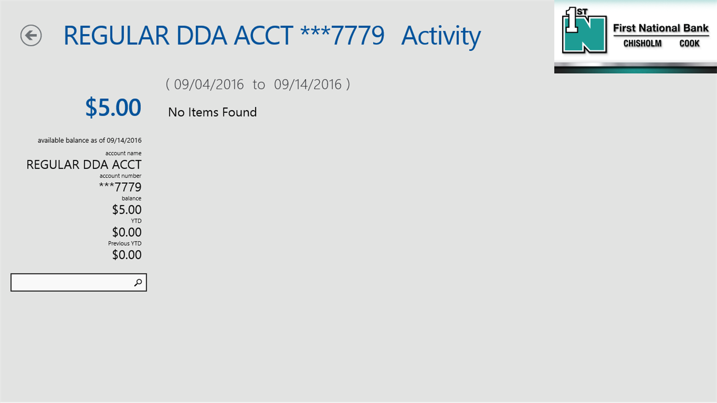 #3. FNB Chisholm (Windows) 由: First National Bank