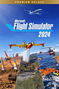 Cover poster for Microsoft Flight Simulator 2024 - Premium Deluxe Edition