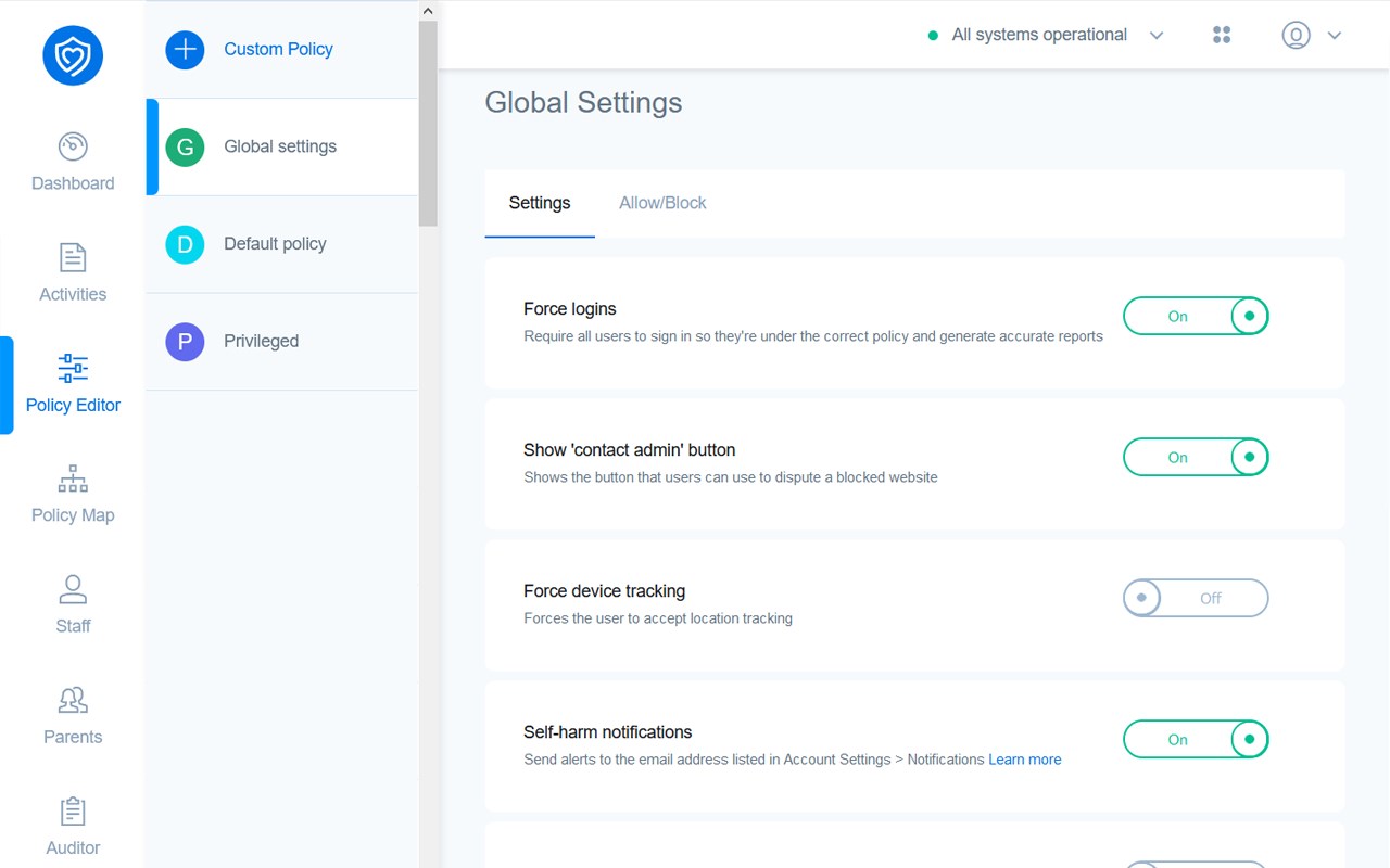 Securly for Edge browser