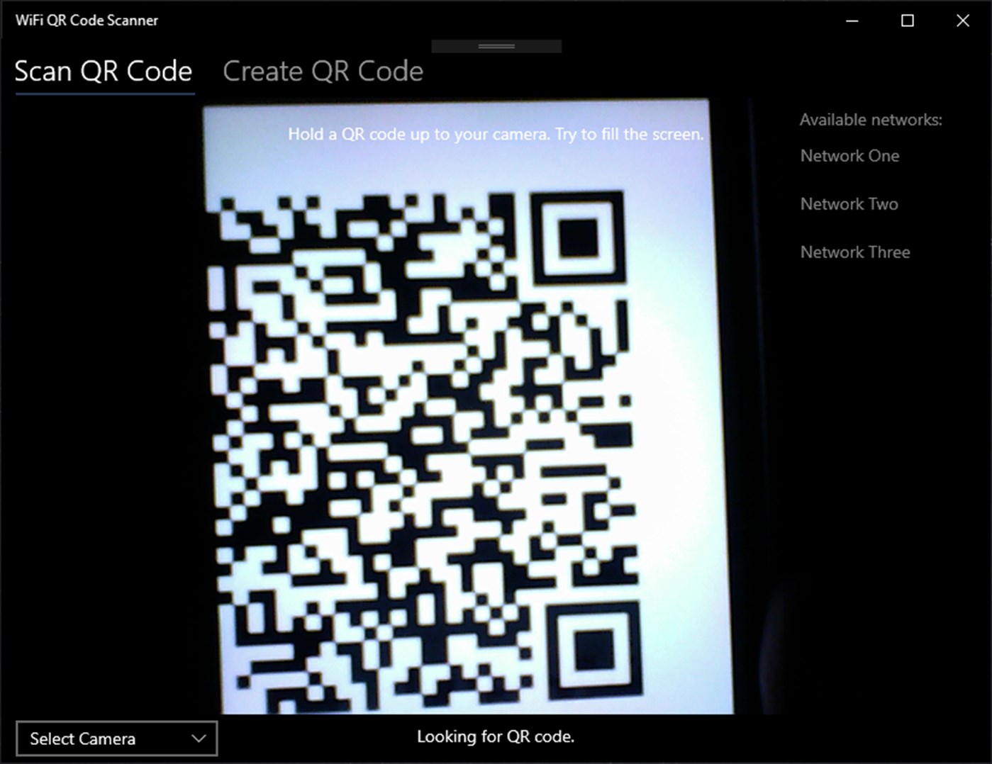 macbook scan qr code wifi