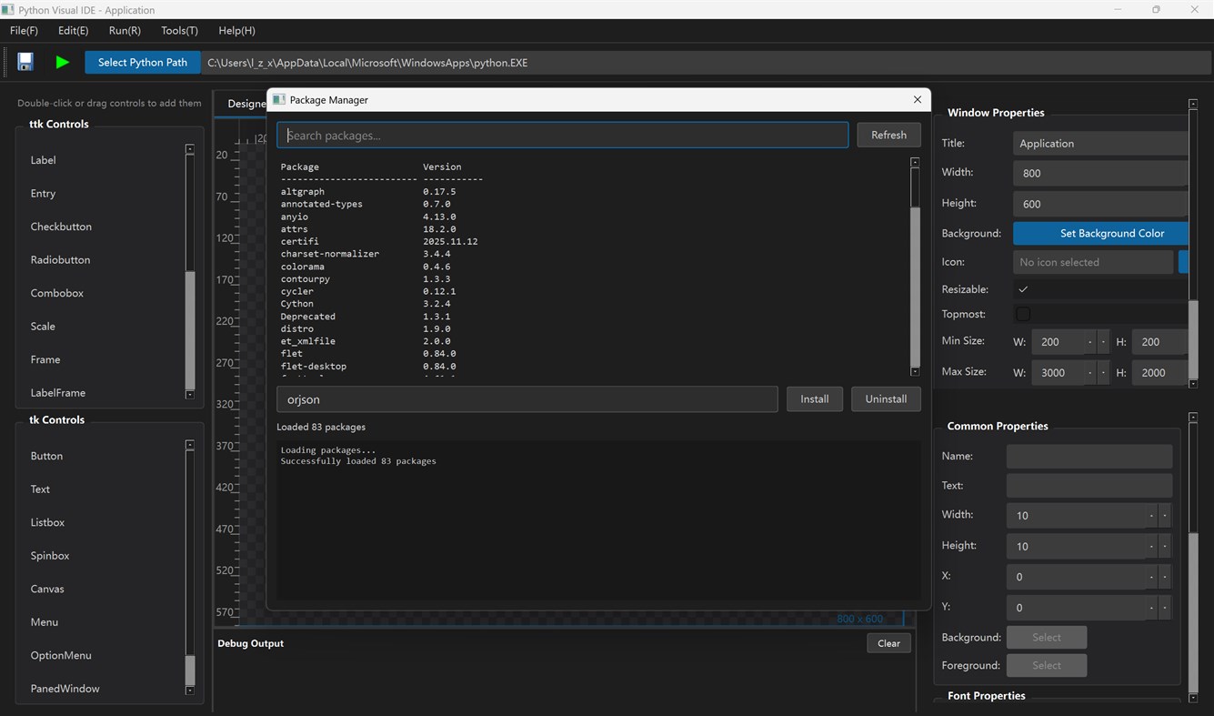 #5. Python Visual IDE (Windows) Ved: KS.STUDIO
