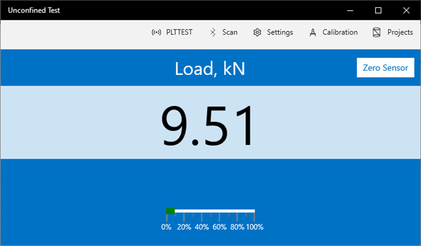 #2. Unconfined Test (Windows) 来自: Geotechnical Consulting and Testing Systems LLC