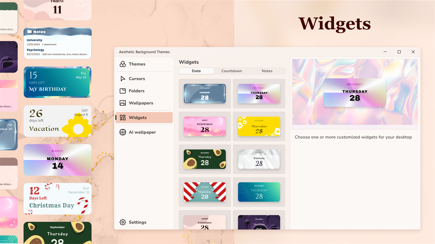 Aesthetic Desktop Themes - HD Wallpapers & Widgets (by Simpledio LLP ...