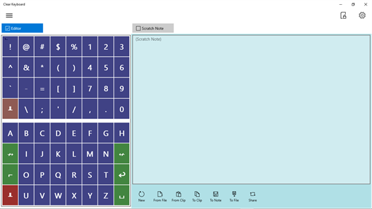 Clear Keyboard screenshot 1