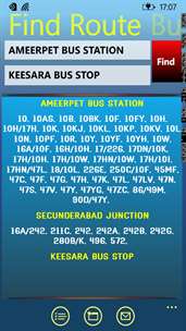 Hyd Bus Routes screenshot 3