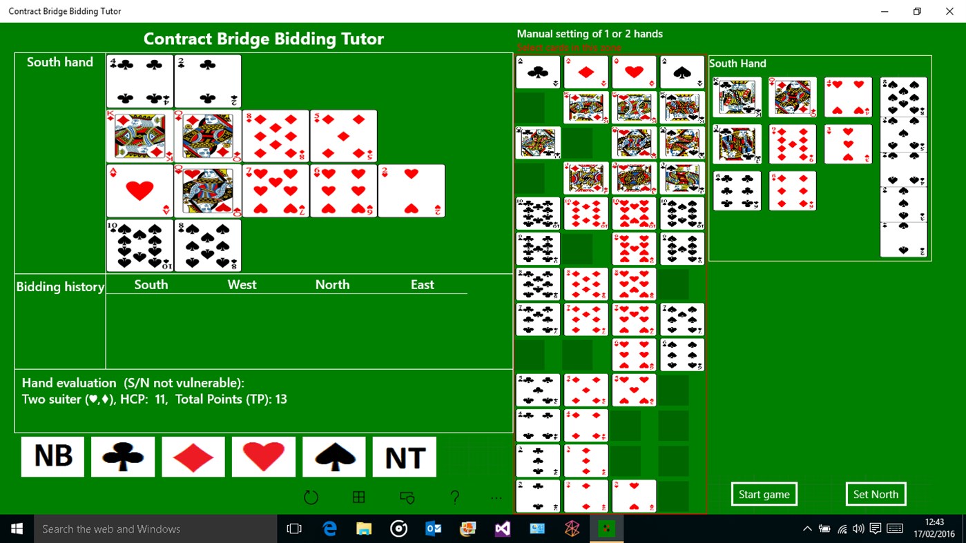 #7. Contract Bridge Bidding Tutor for Windows 10 (Windows) 作者: SerendIP Network