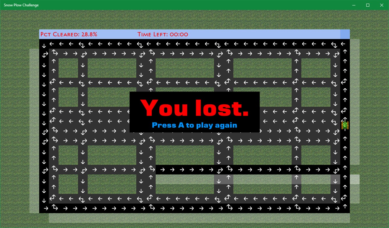 #4. Snow Plow Challenge (Xbox) 来自: Binary Decision Technologies