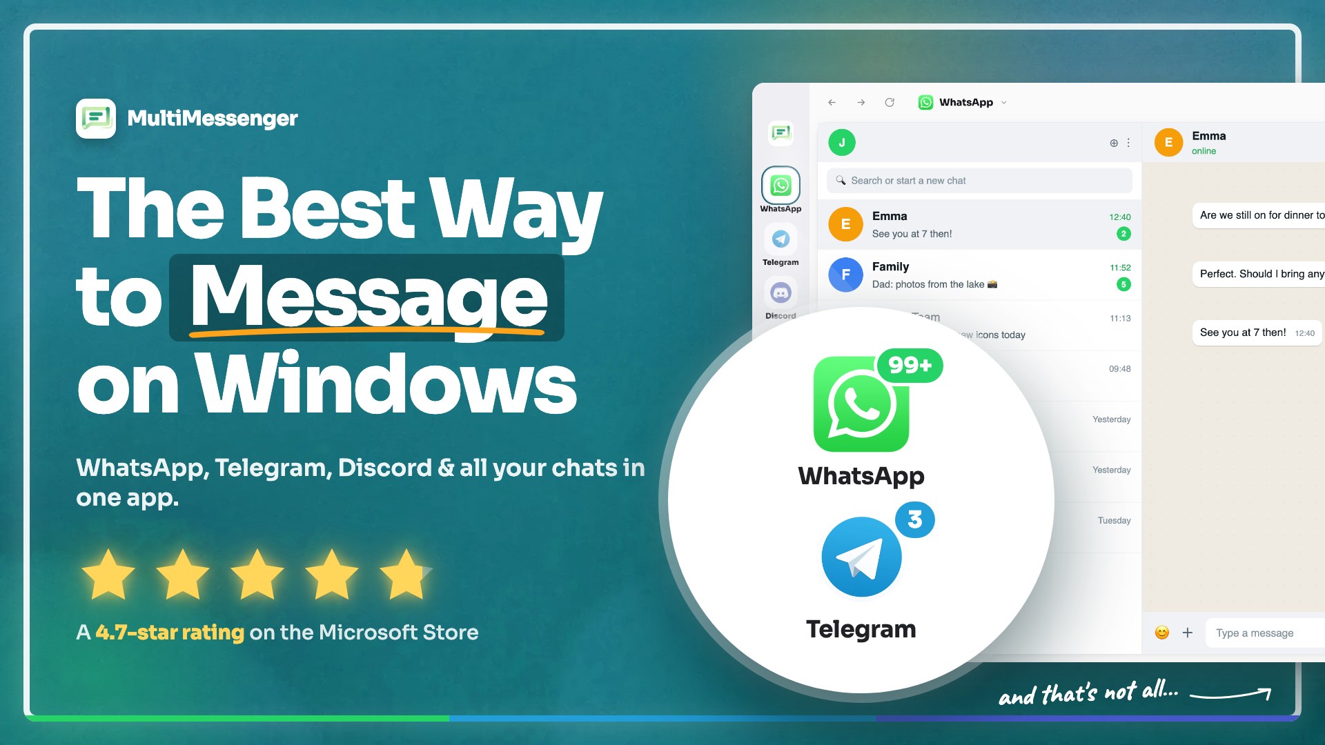 MultiMessenger screenshot