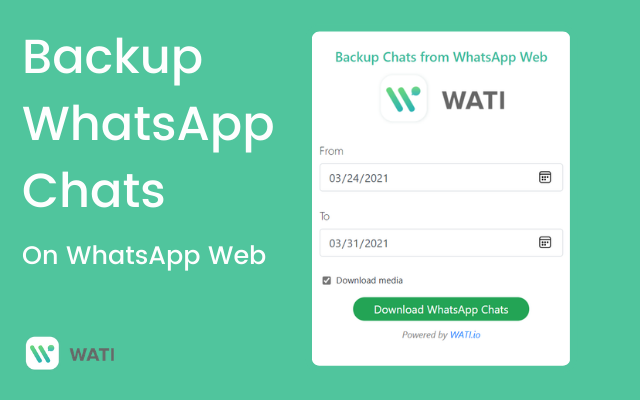 Backup WhatsApp Chats