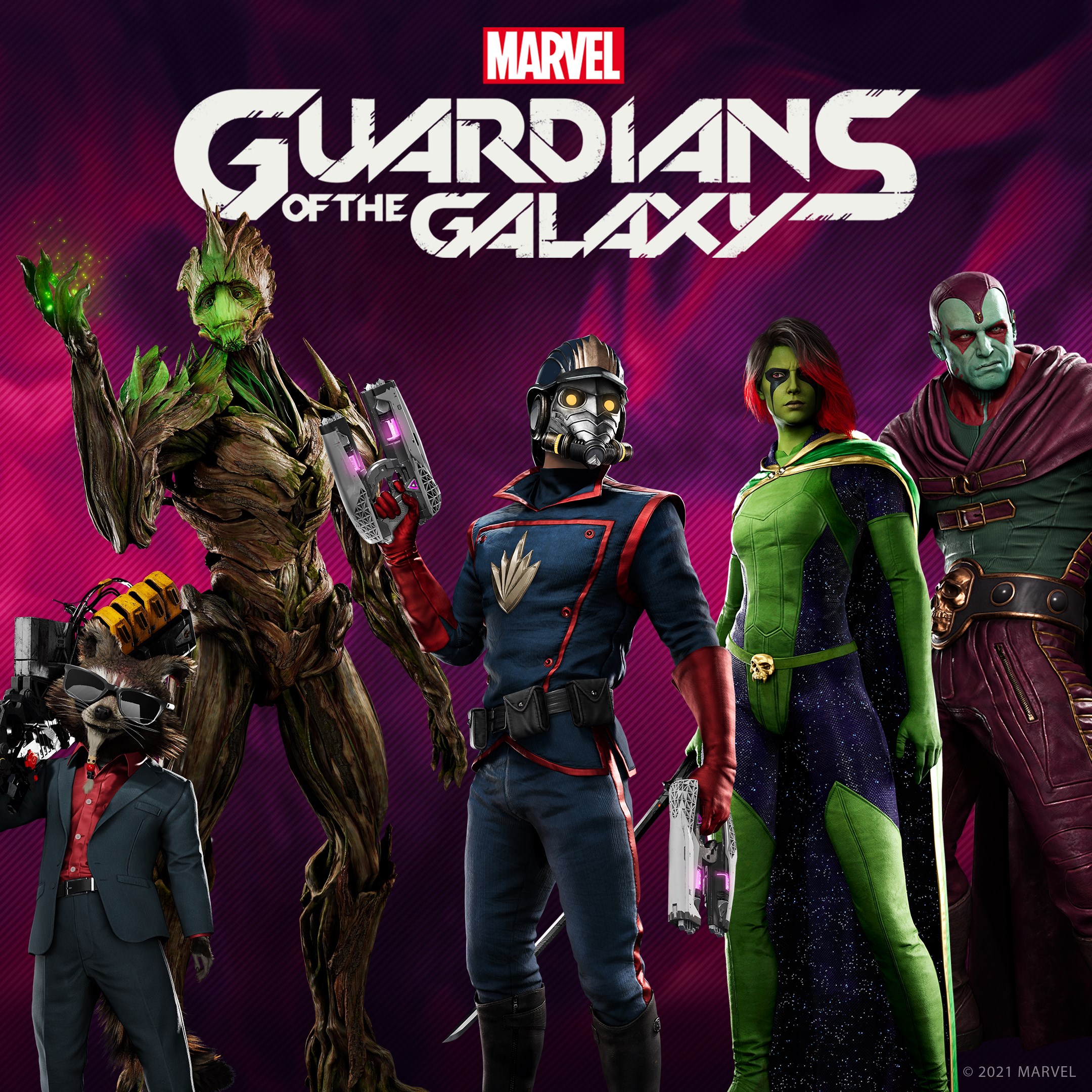 Marvels Guardians Of The Galaxy Throwback Guardians Outfit Pack