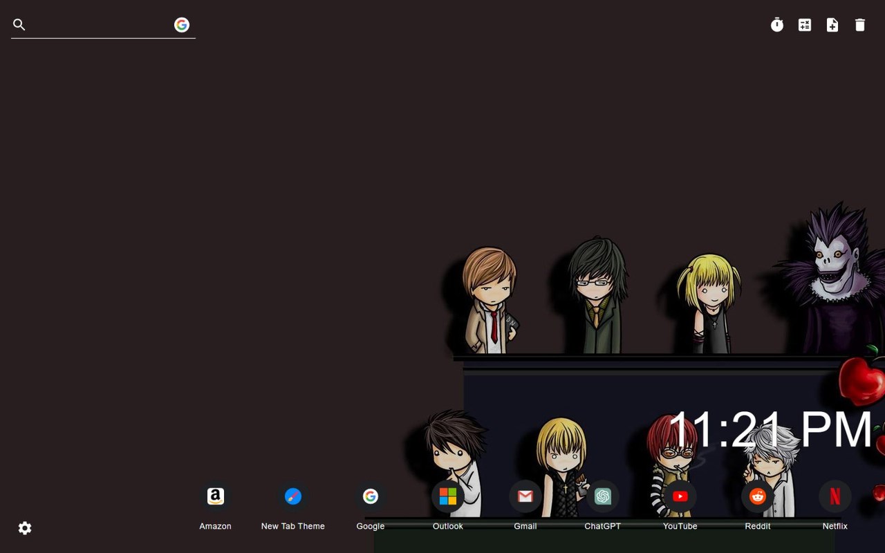 Death Note Wallpaper New Tab