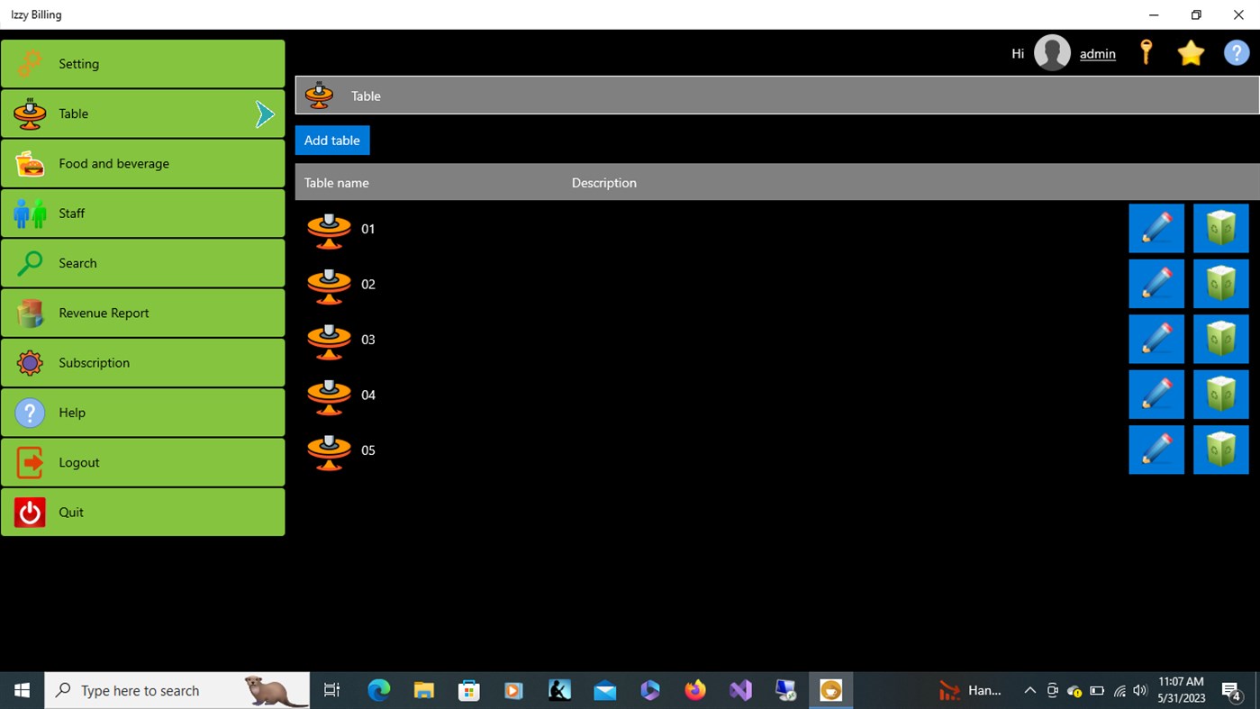 #5. Izzy Billing (Windows) Podle: hoangdangal