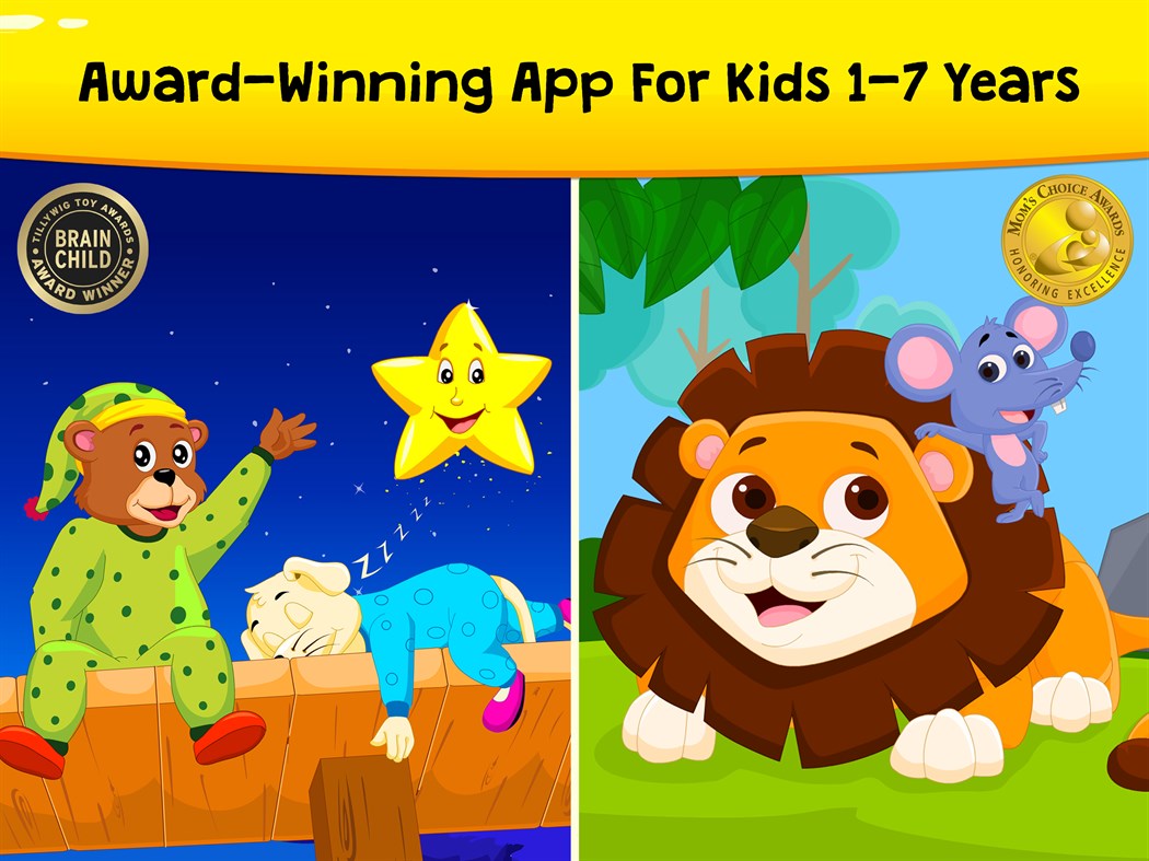#1. KidloLand Nursery Rhymes Kids Games (Windows) Podle: IDZ Digital Private Limited