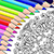 Coloring Book - Mandala Drawing